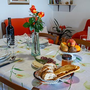 Alloggi: Casa Lantana, cucina e soggiorno