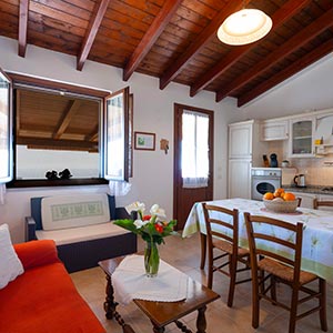 Alloggi: Cucina e soggiorno di Casa Lantana