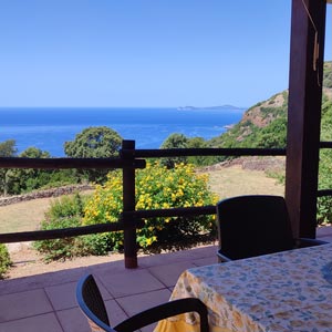 Structure: Panoramic view from the veranda of Chessa apartment